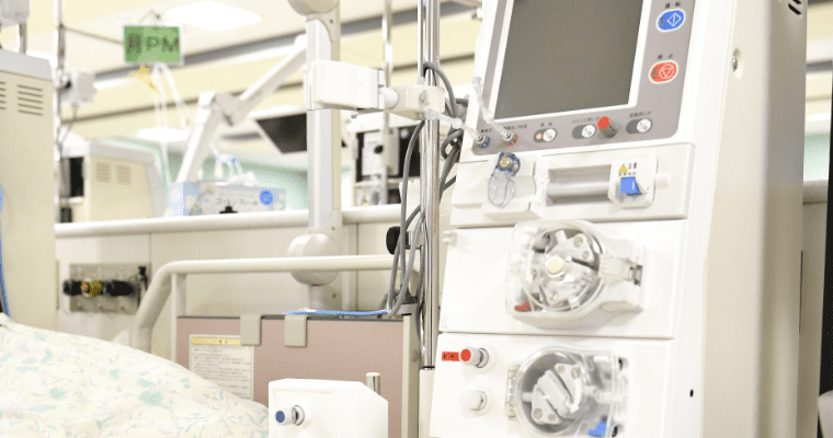 血液濾過透析装置(オンラインHDF)